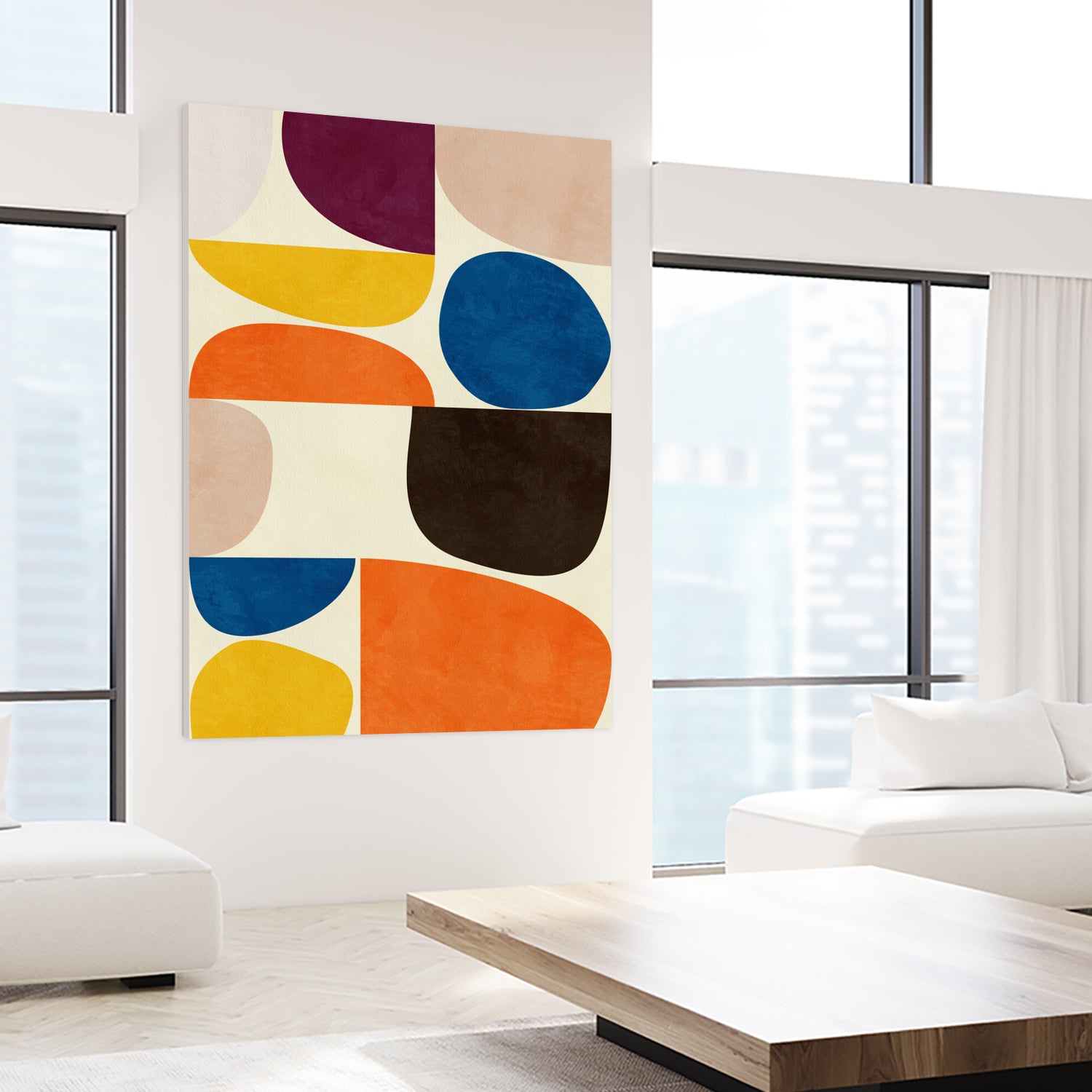 Vivid Bauhaus by Ana Rut Bre on GIANT ART -  abstract
