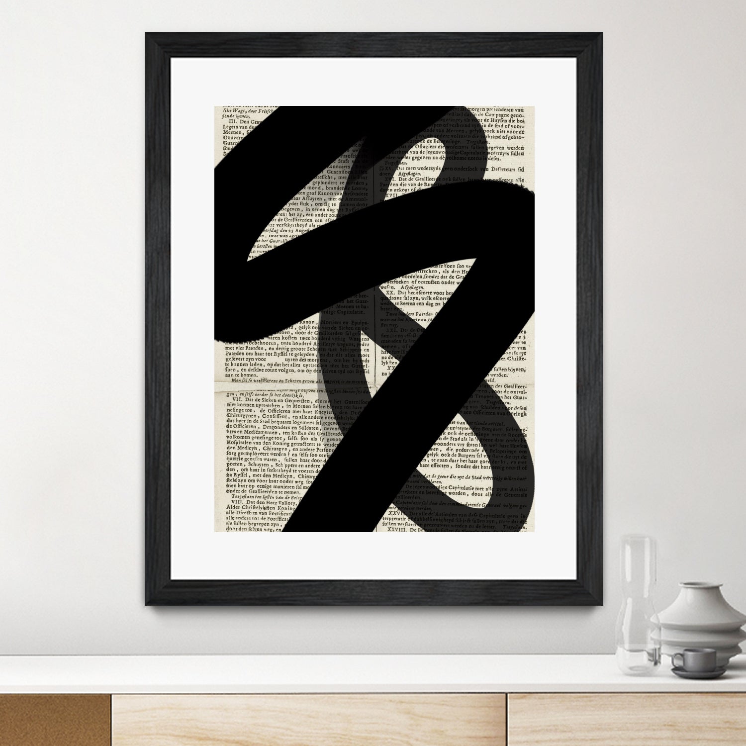 Abstract Paper IV by Yopie on GIANT ART - abstract black