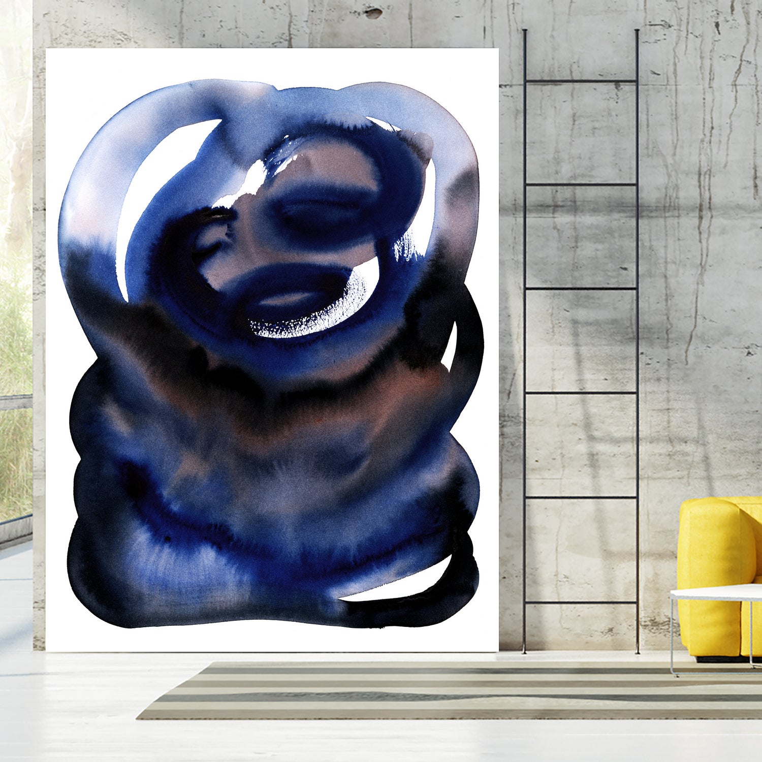 Brln Blue by Djaheda on GIANT ART - abstract abstract
