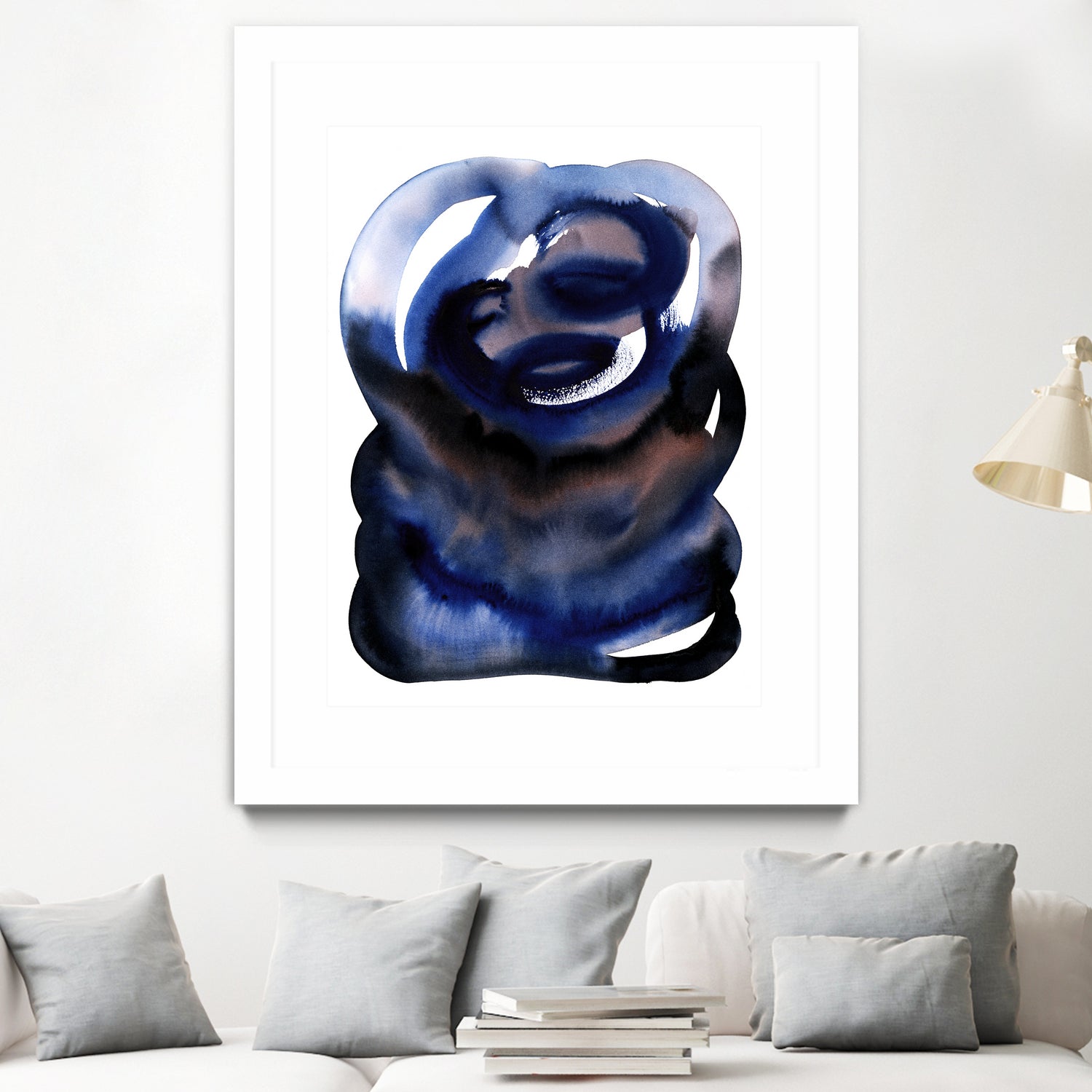 Brln Blue by Djaheda on GIANT ART - abstract abstract