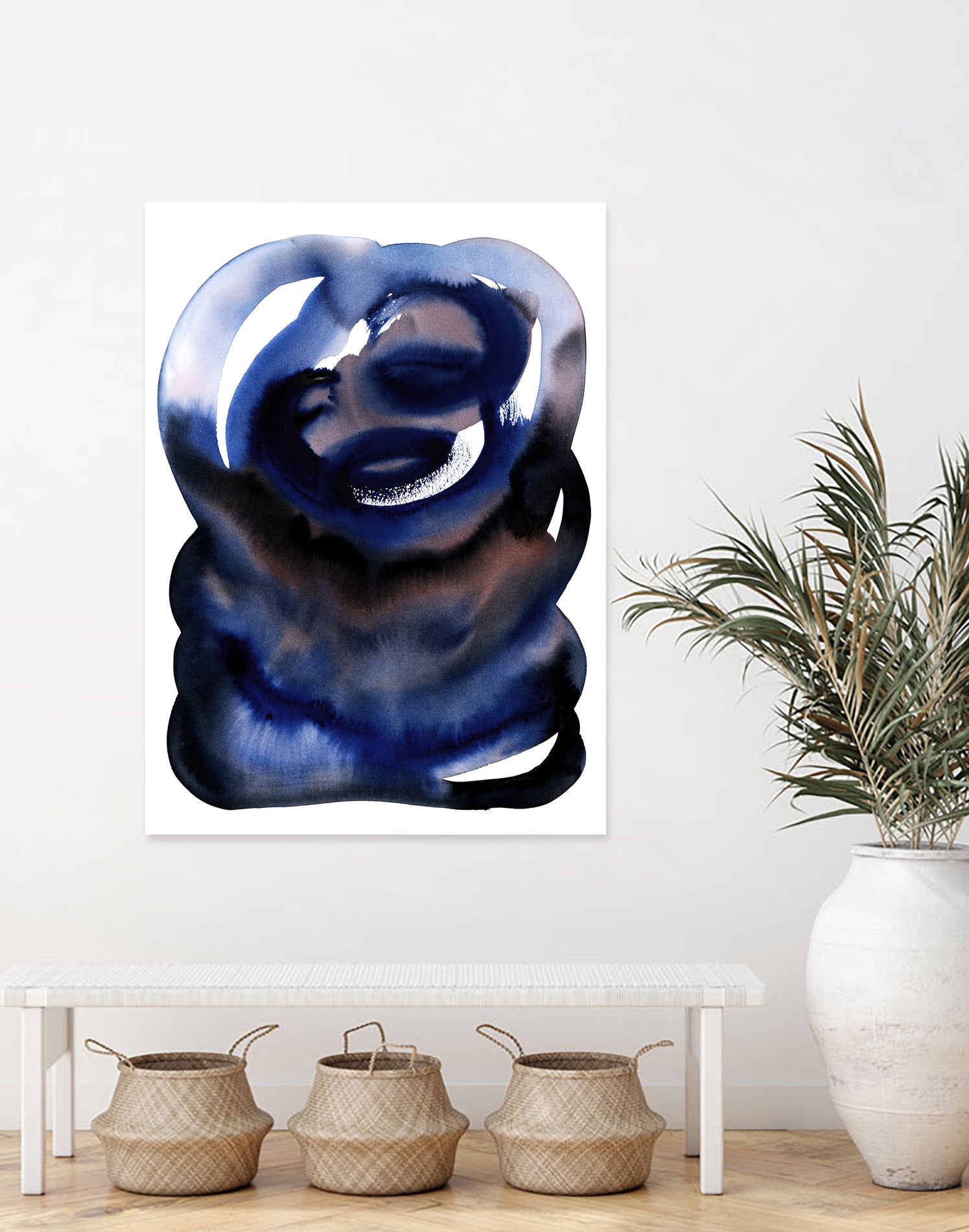 Brln Blue by Djaheda on GIANT ART - abstract abstract