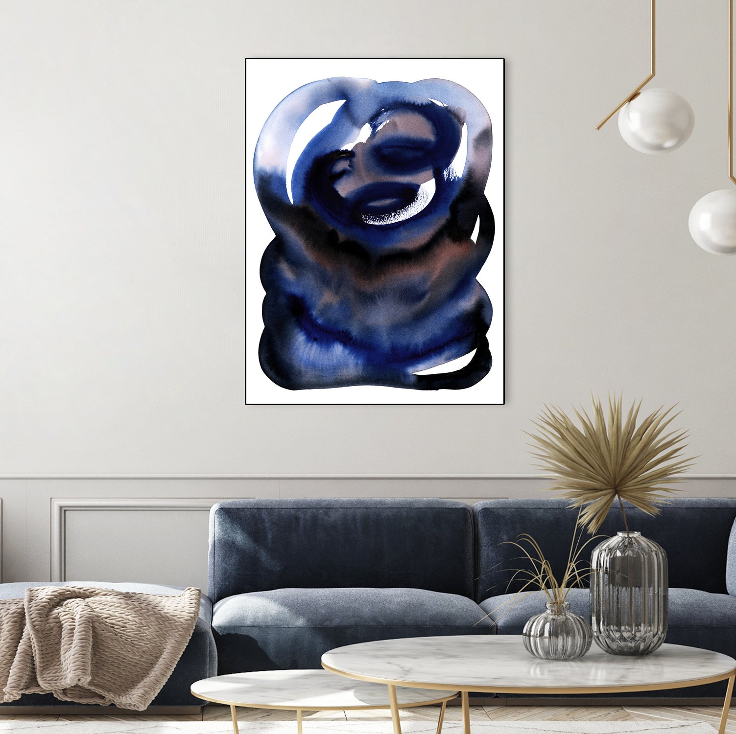 Brln Blue by Djaheda on GIANT ART - abstract abstract