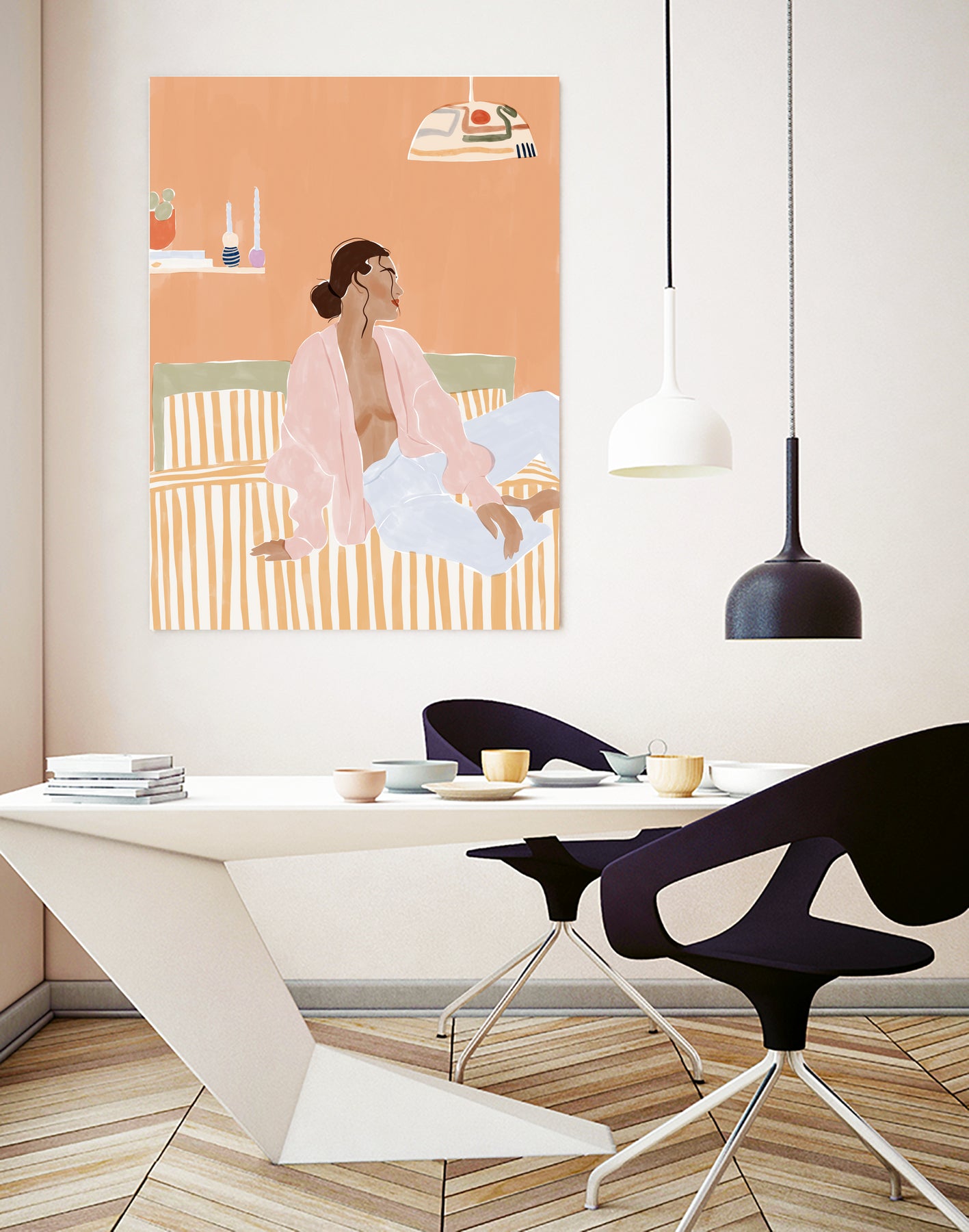 Just Let Me Chill by Ivy on GIANT ART - illustration bed