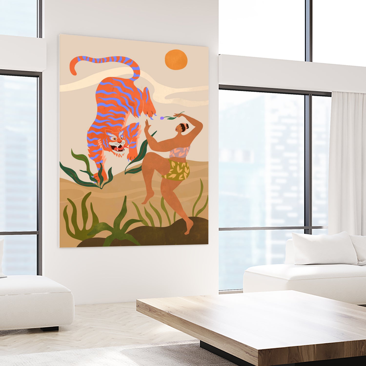 Dance With Me by Arty Guava on GIANT ART - illustration color