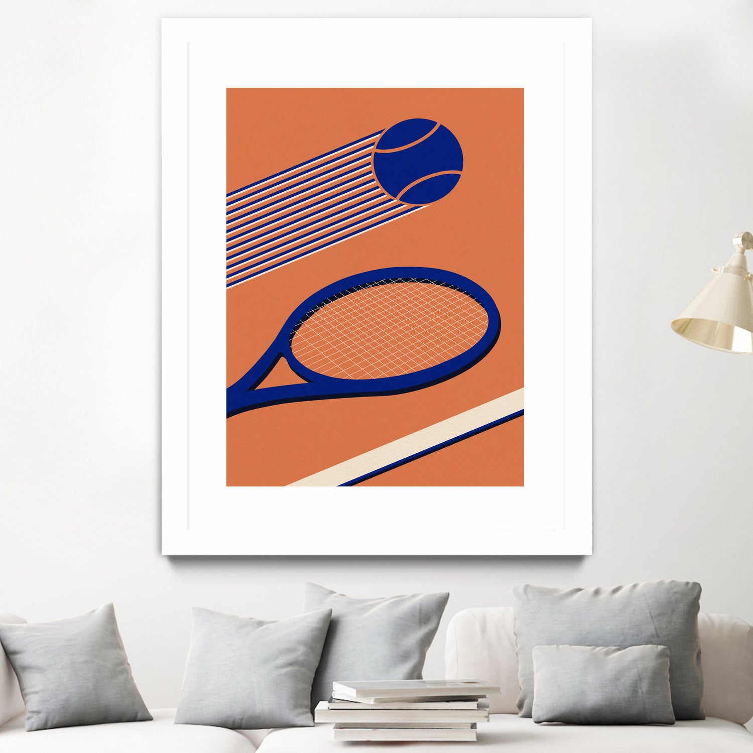 Tennis 80s by Rosi on GIANT ART - illustration tennis