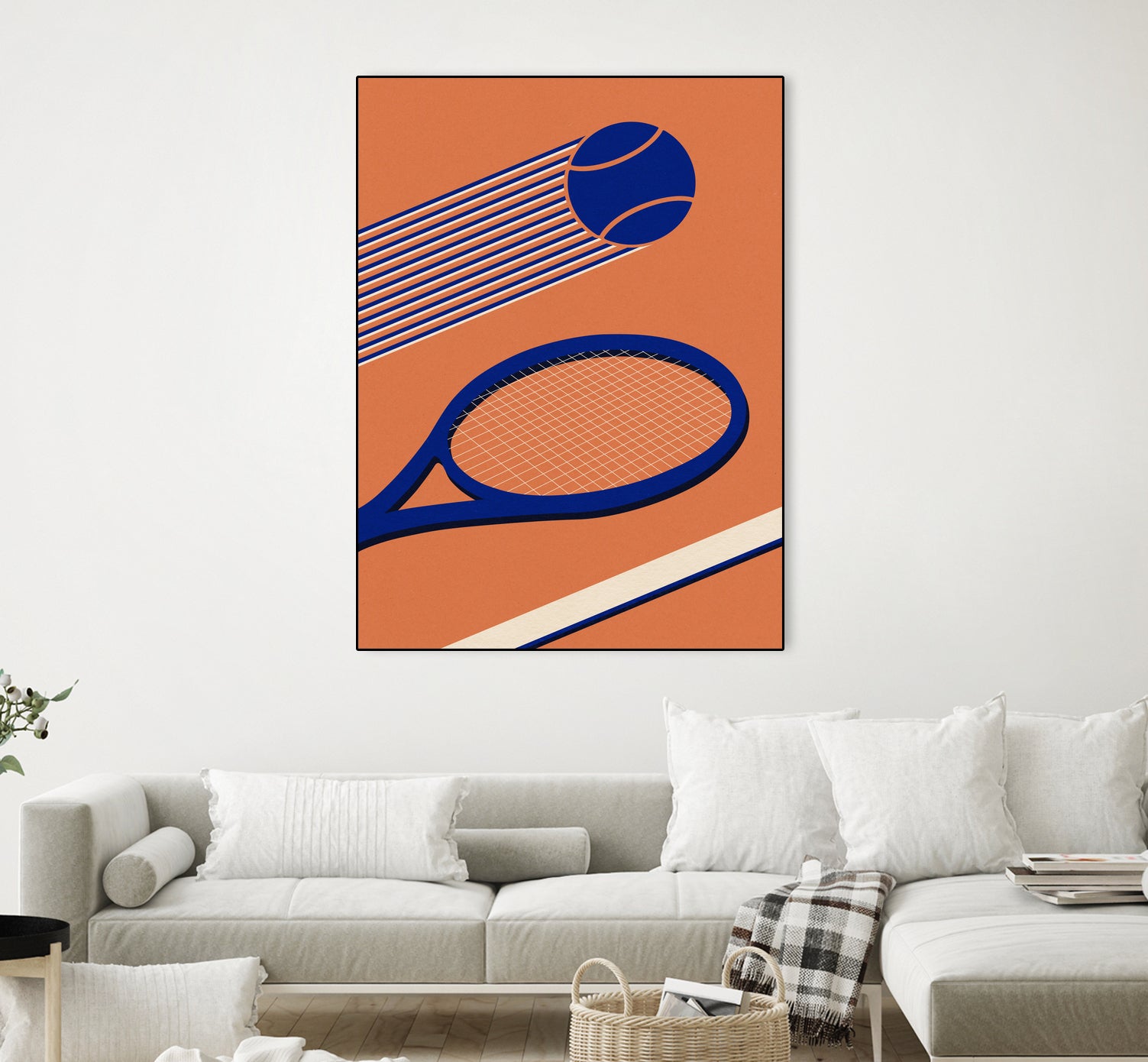 Tennis 80s by Rosi on GIANT ART - illustration tennis