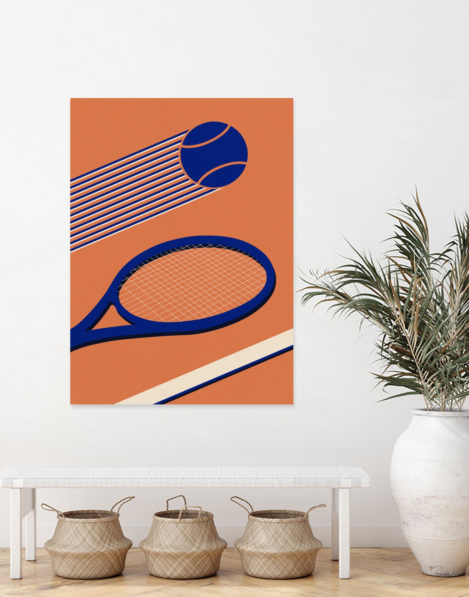 Tennis 80s by Rosi on GIANT ART - illustration tennis