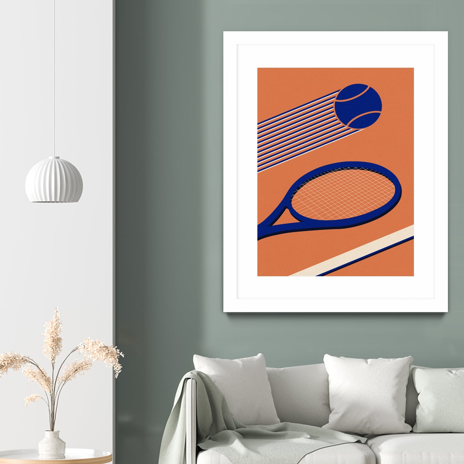 Tennis 80s by Rosi on GIANT ART - illustration tennis