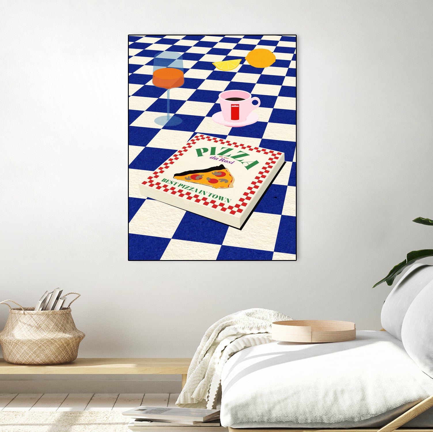 The Italian Menu by Rosi on GIANT ART - illustration pizza