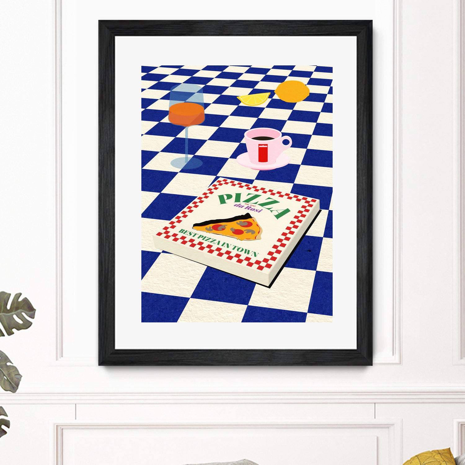 The Italian Menu by Rosi on GIANT ART - illustration pizza