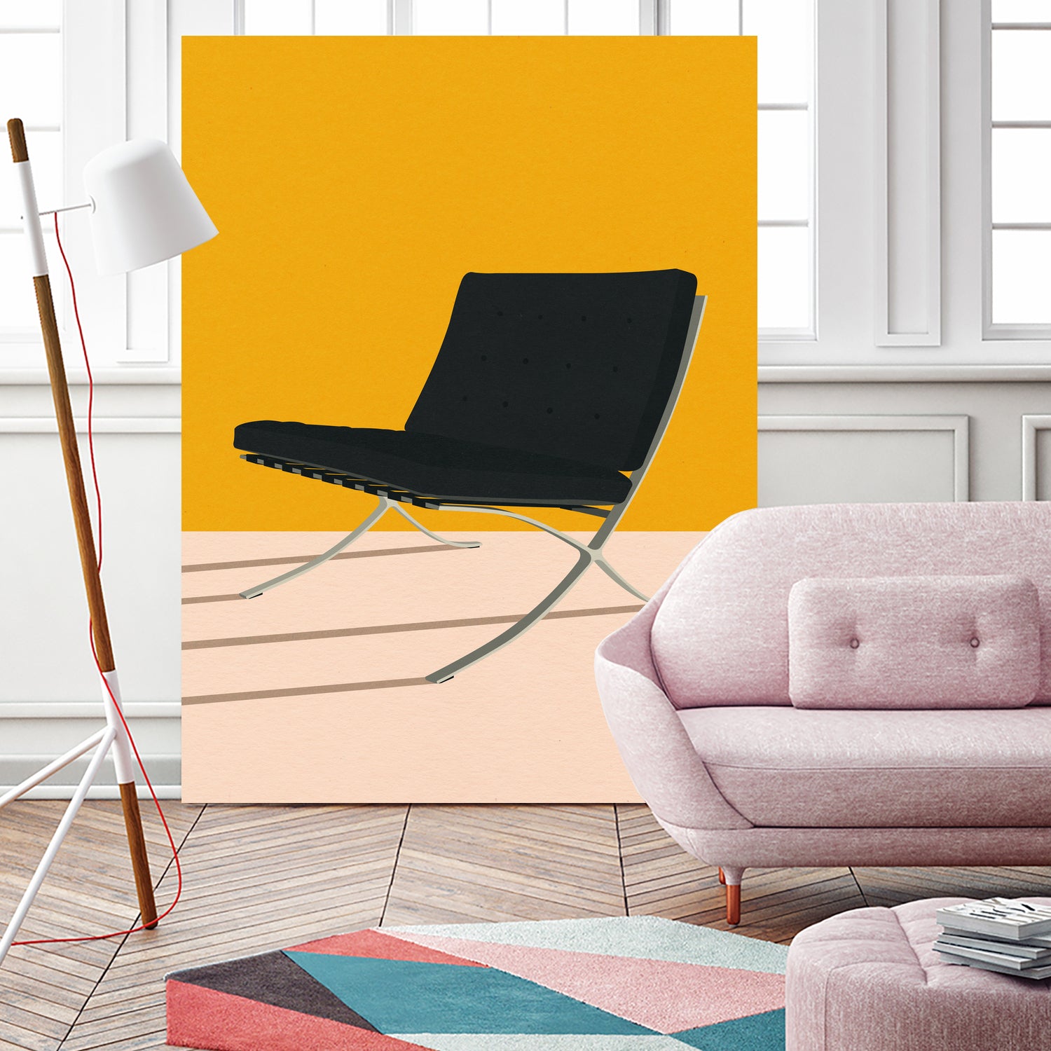 Barcelona Chair By Mies Van Der Rohe by Rosi on GIANT ART - figurative spain