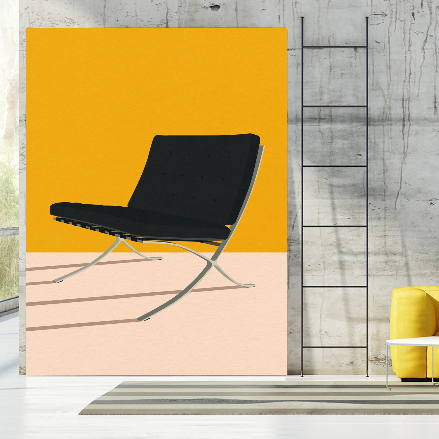 Barcelona Chair By Mies Van Der Rohe by Rosi on GIANT ART - figurative spain