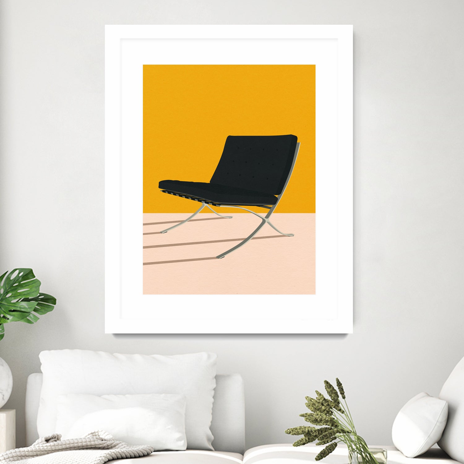 Barcelona Chair By Mies Van Der Rohe by Rosi on GIANT ART - figurative spain