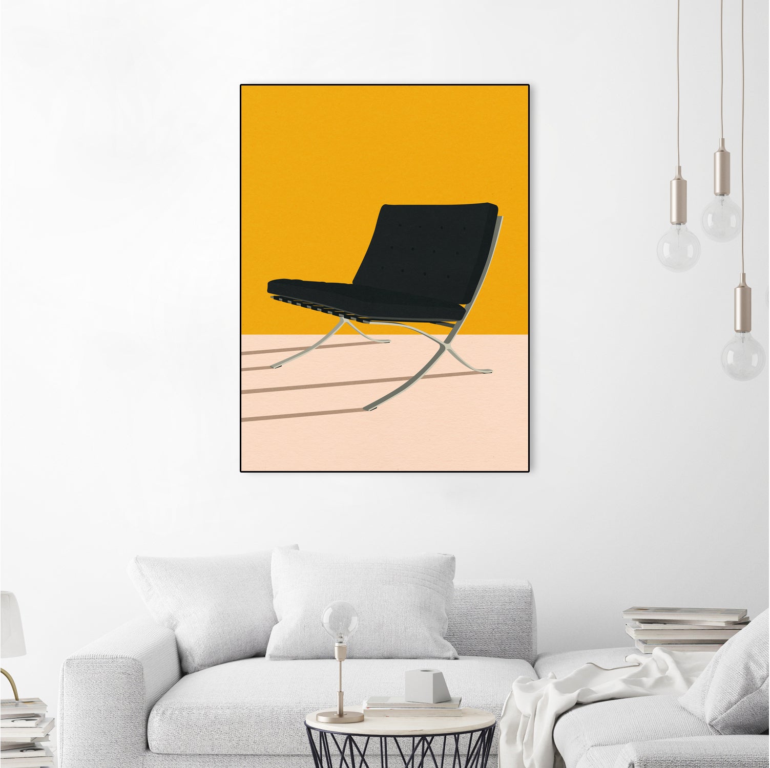 Barcelona Chair By Mies Van Der Rohe by Rosi on GIANT ART - figurative spain