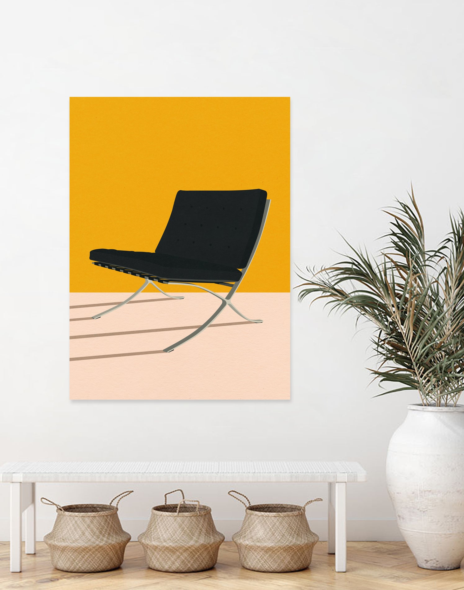 Barcelona Chair By Mies Van Der Rohe by Rosi on GIANT ART - figurative spain
