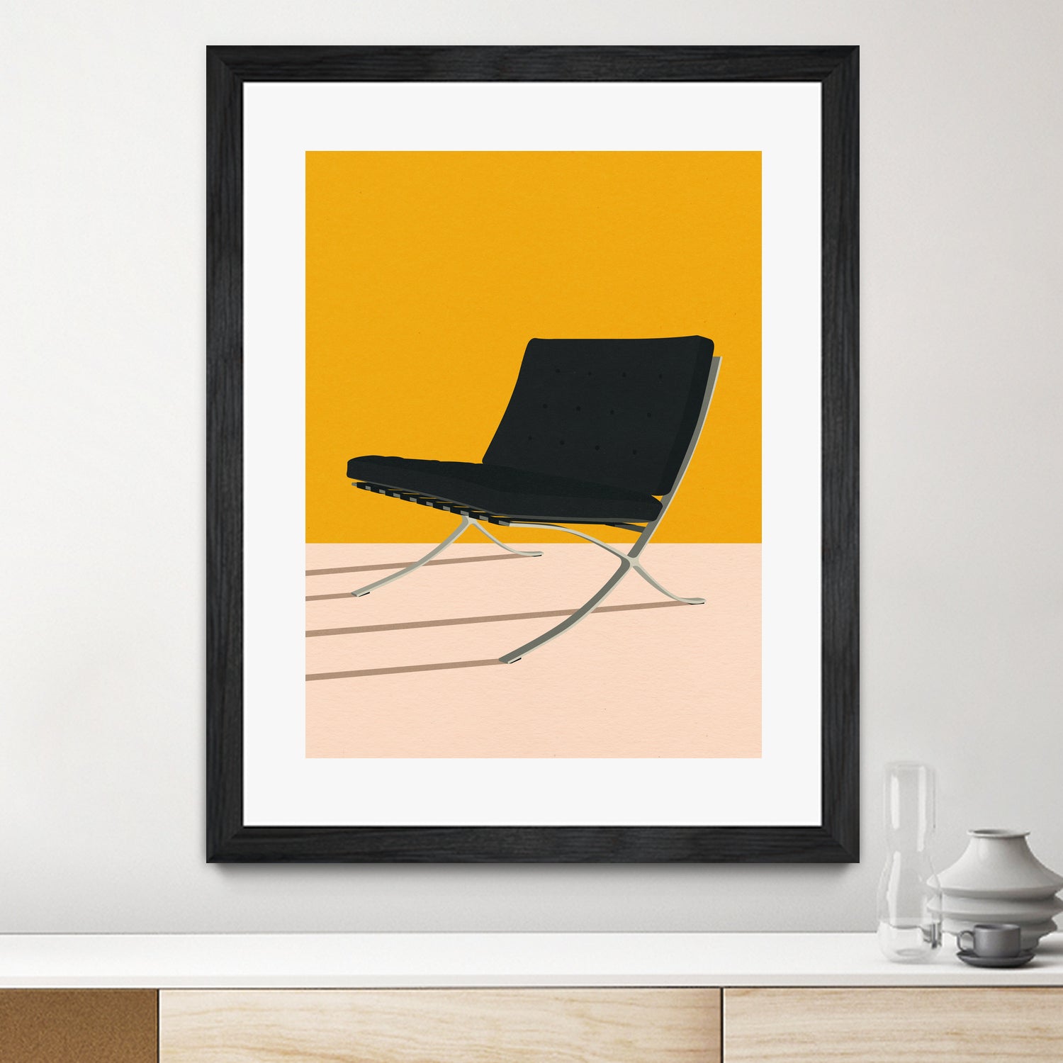 Barcelona Chair By Mies Van Der Rohe by Rosi on GIANT ART - figurative spain