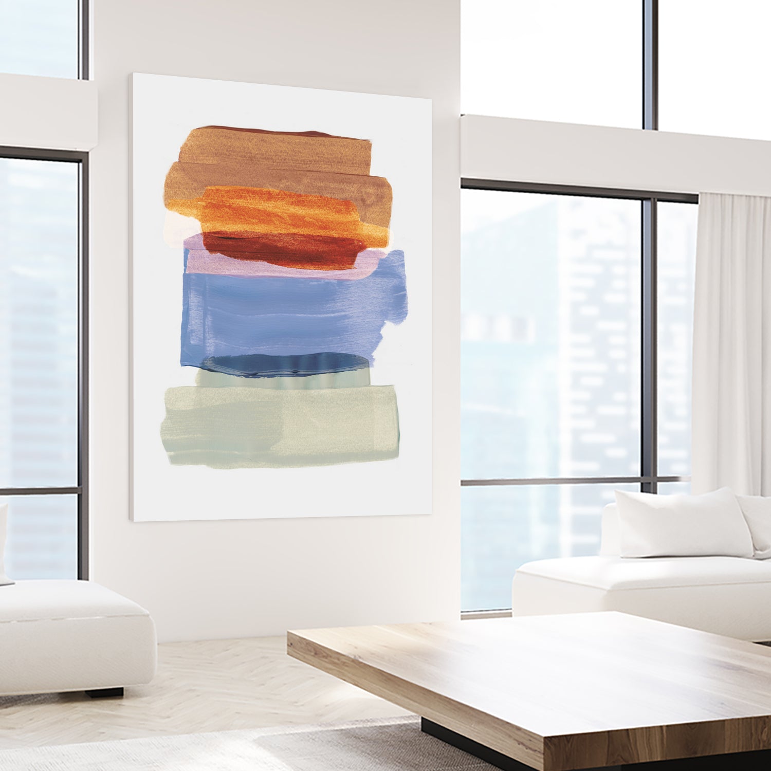 Abstract Brush Strokes 49 A1 by Mareike Bohmer on GIANT ART - abstract abstract abstract