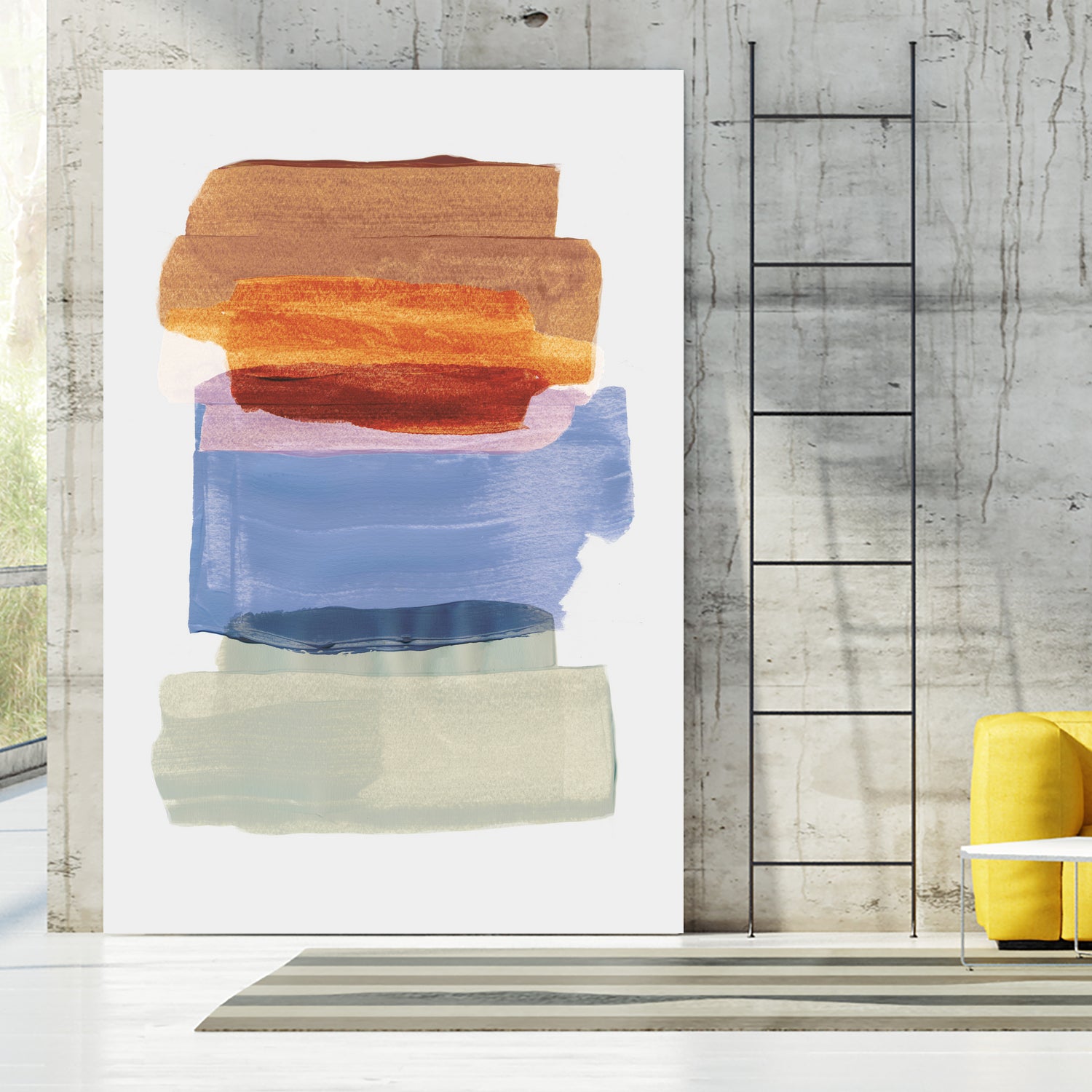 Abstract Brush Strokes 49 A1 by Mareike Bohmer on GIANT ART - abstract abstract abstract