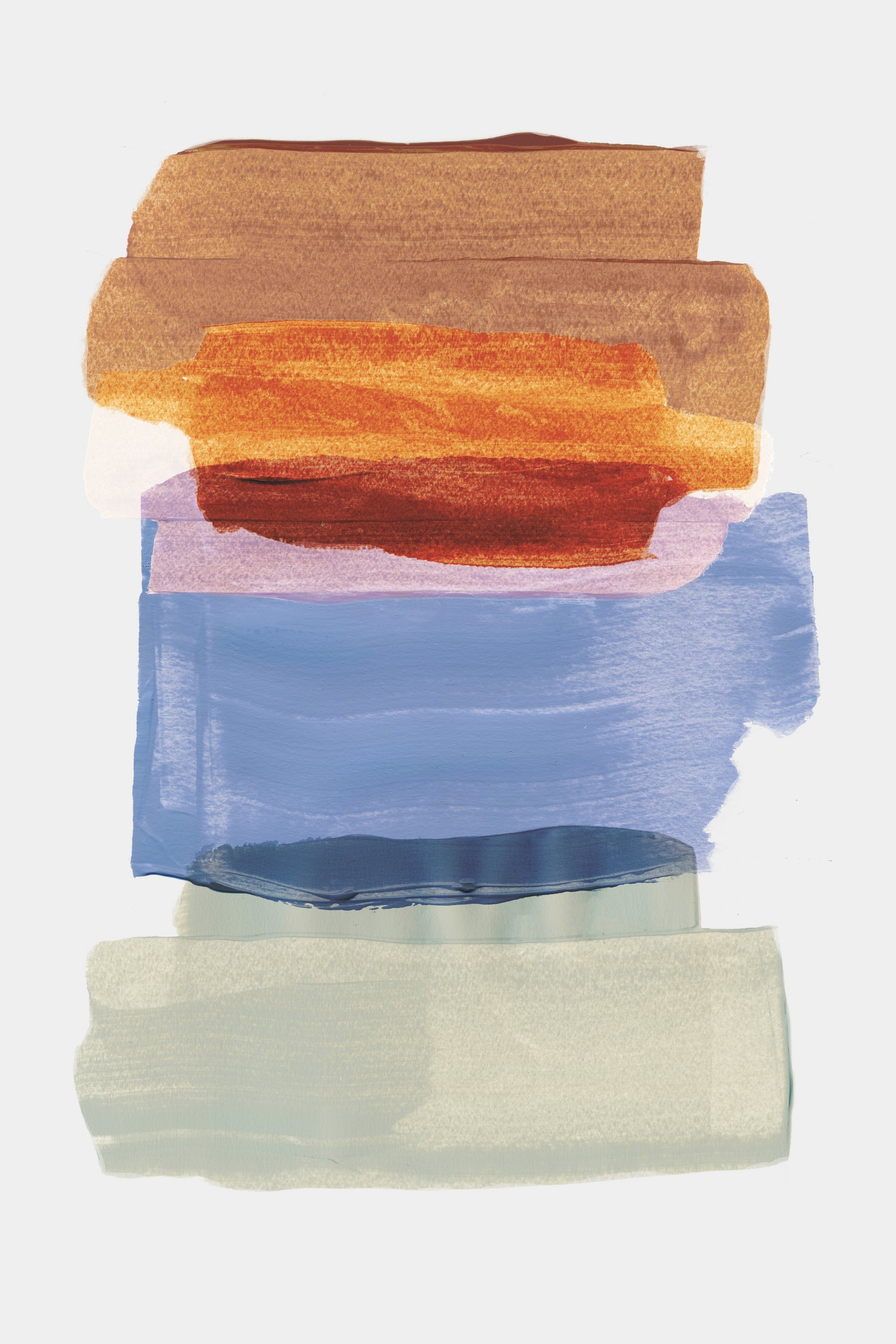 Abstract Brush Strokes 49 A1 by Mareike Bohmer on GIANT ART - abstract abstract abstract