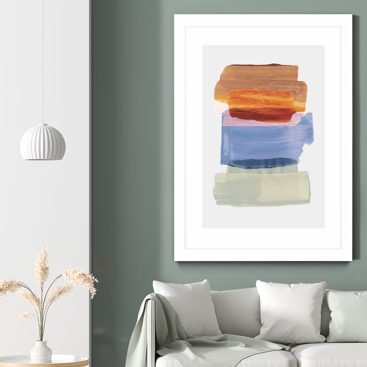 Abstract Brush Strokes 49 A1 by Mareike Bohmer on GIANT ART - abstract abstract abstract