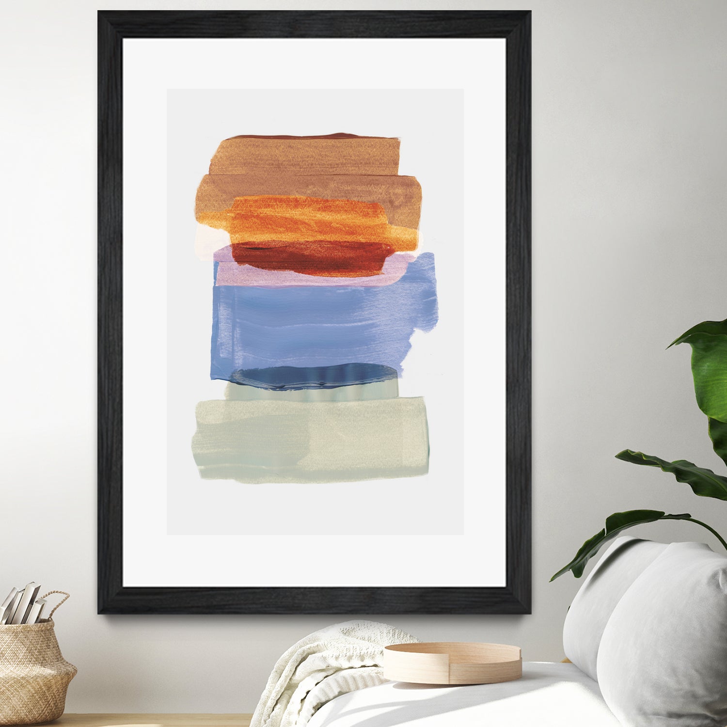 Abstract Brush Strokes 49 A1 by Mareike Bohmer on GIANT ART - abstract abstract abstract