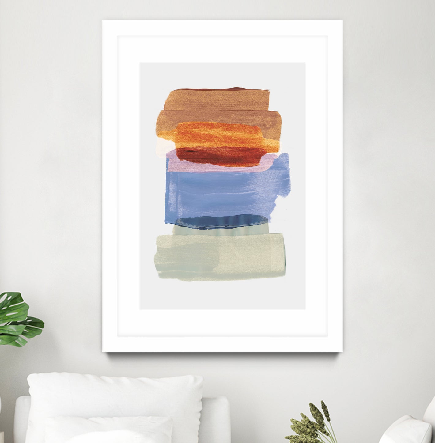 Abstract Brush Strokes 49 A1 by Mareike Bohmer on GIANT ART - abstract abstract abstract