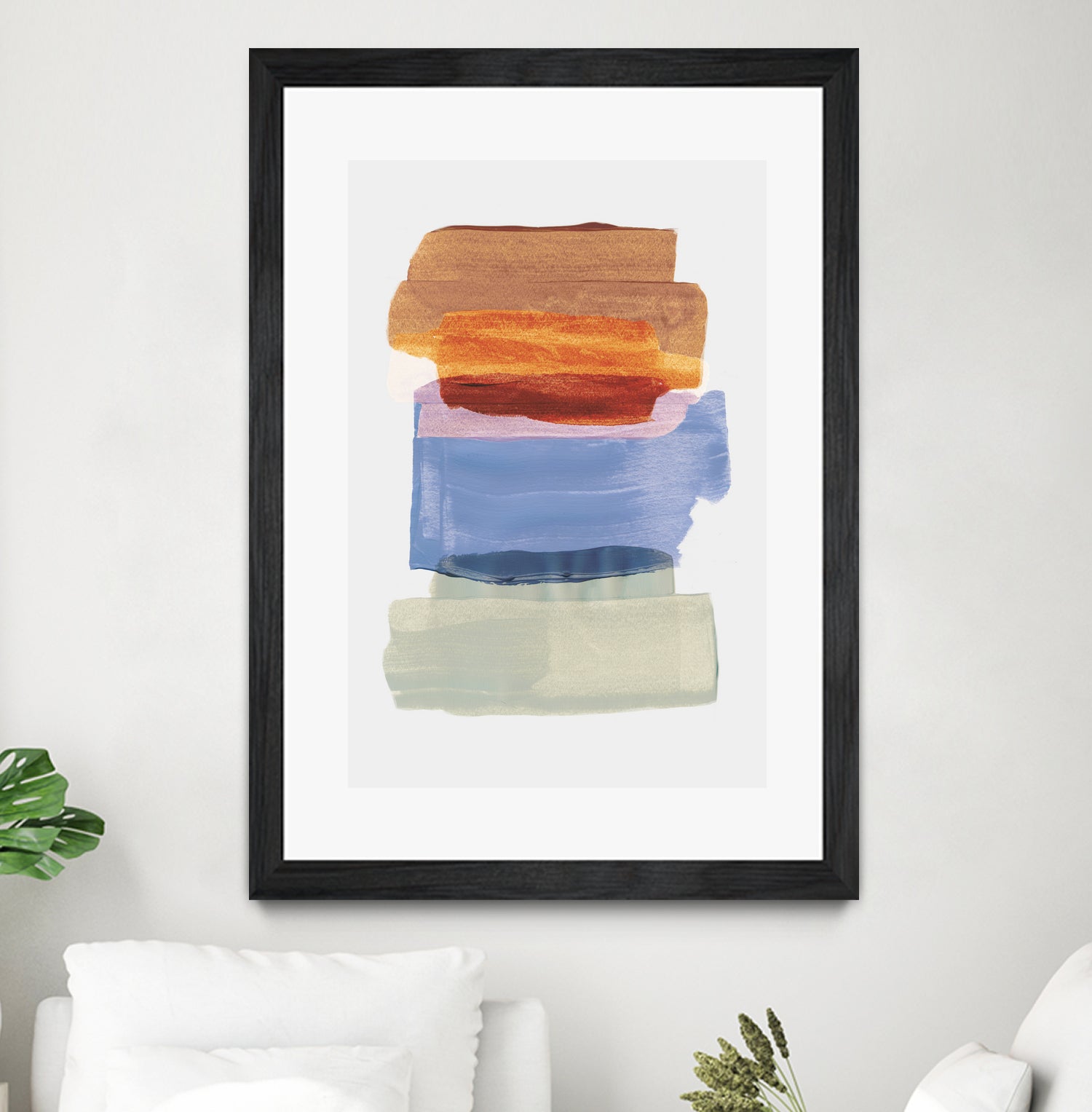 Abstract Brush Strokes 49 A1 by Mareike Bohmer on GIANT ART - abstract abstract abstract