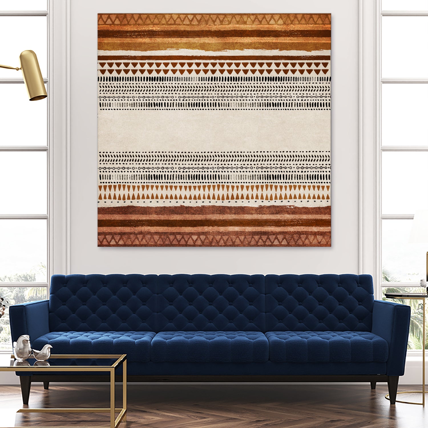 Tribal Rhythm by Emel Tunaboylu on GIANT ART - abstract tribal-wall-art