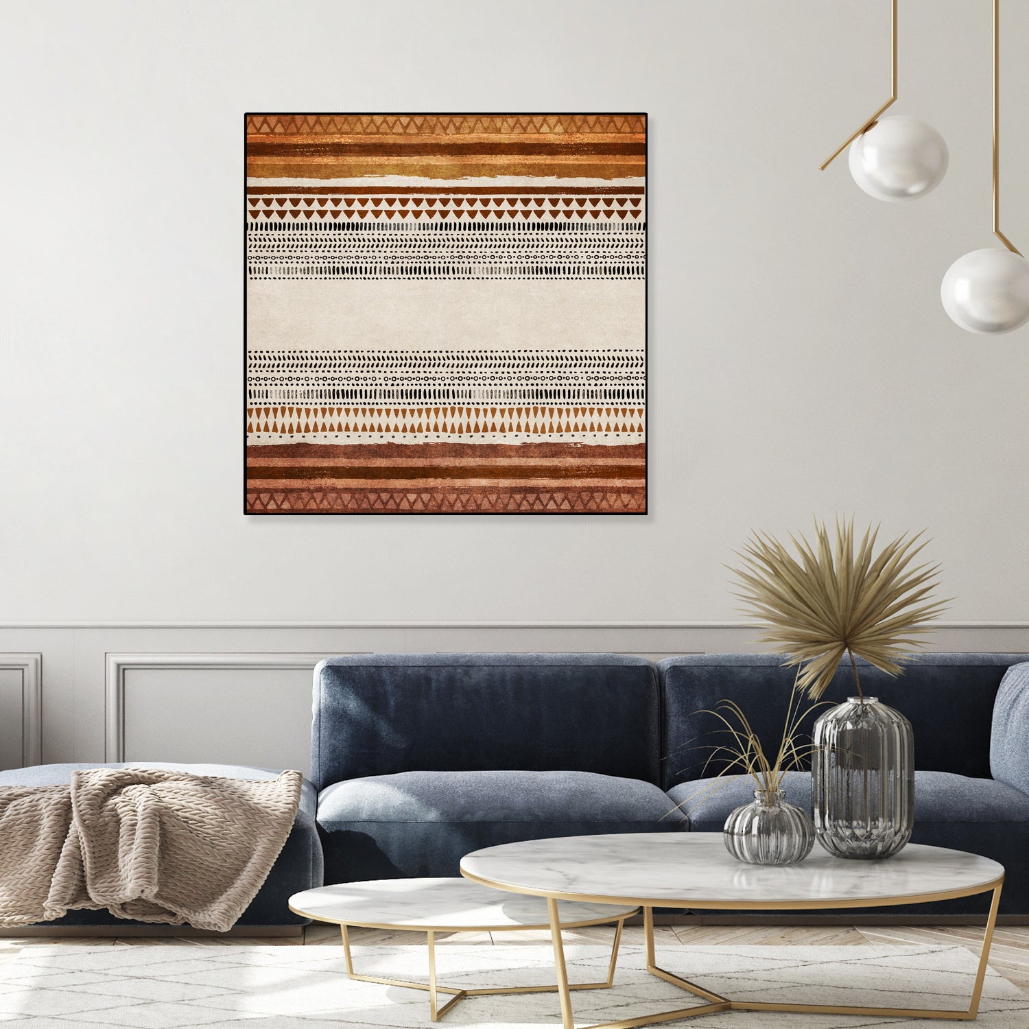 Tribal Rhythm by Emel Tunaboylu on GIANT ART - abstract tribal-wall-art
