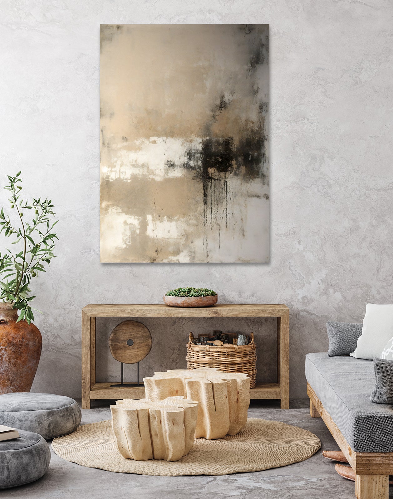 Op 4 by Emel on GIANT ART - illustration painting