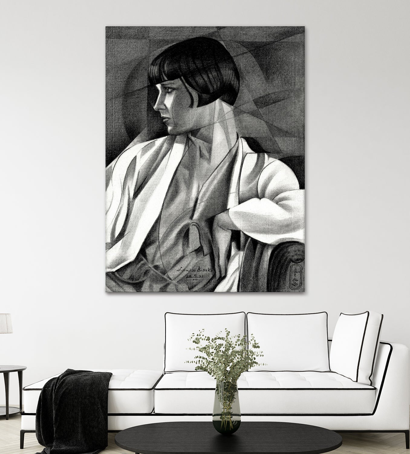 Louise Brooks 07 07 23 by Corne on GIANT ART - illustration louise brooks