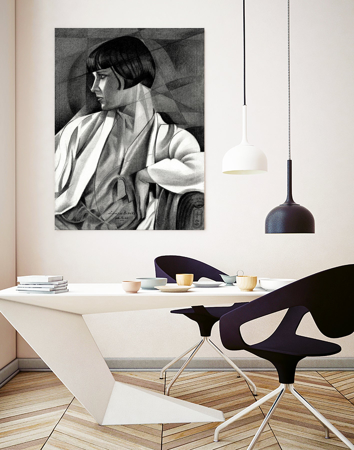 Louise Brooks 07 07 23 by Corne on GIANT ART - illustration louise brooks