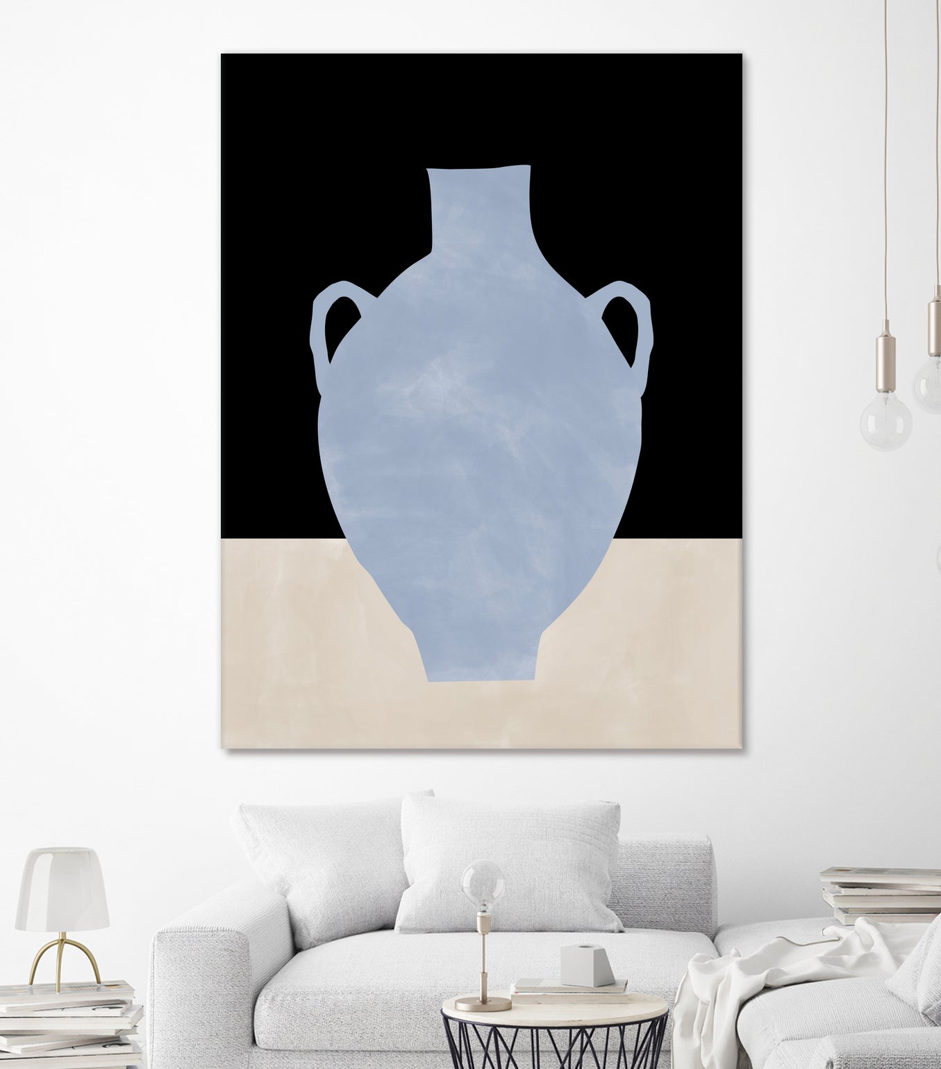 3x4 Aspectratio  Indigo34 by Elena on GIANT ART - illustration vase