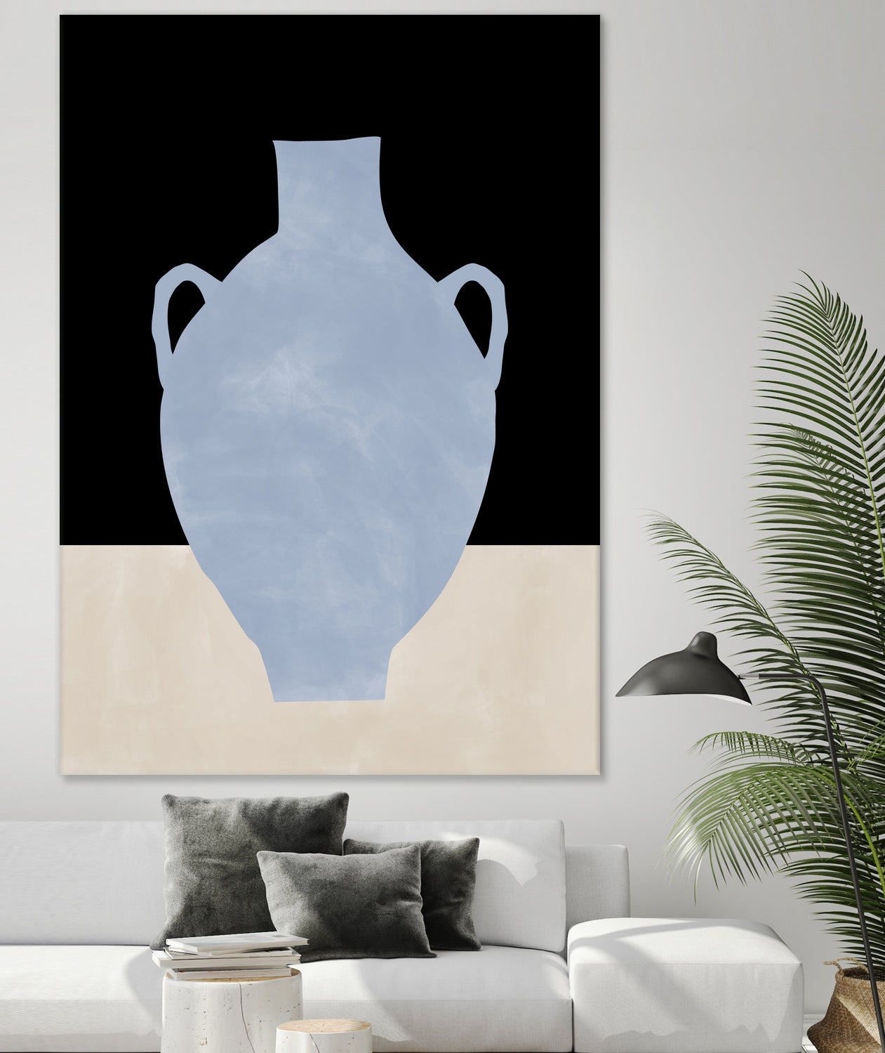 3x4 Aspectratio  Indigo34 by Elena on GIANT ART - illustration vase