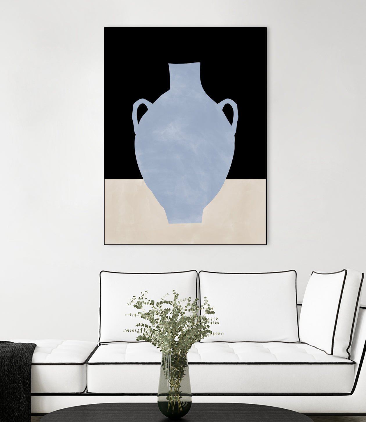 3x4 Aspectratio  Indigo34 by Elena on GIANT ART - illustration vase