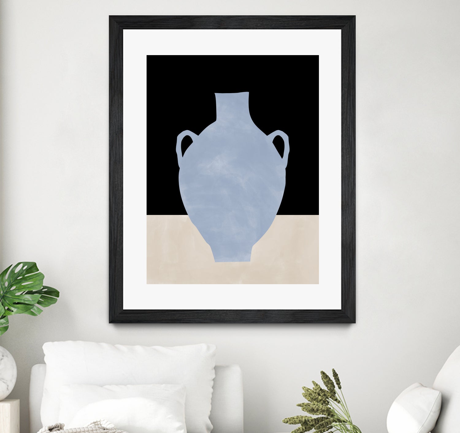 3x4 Aspectratio  Indigo34 by Elena on GIANT ART - illustration vase