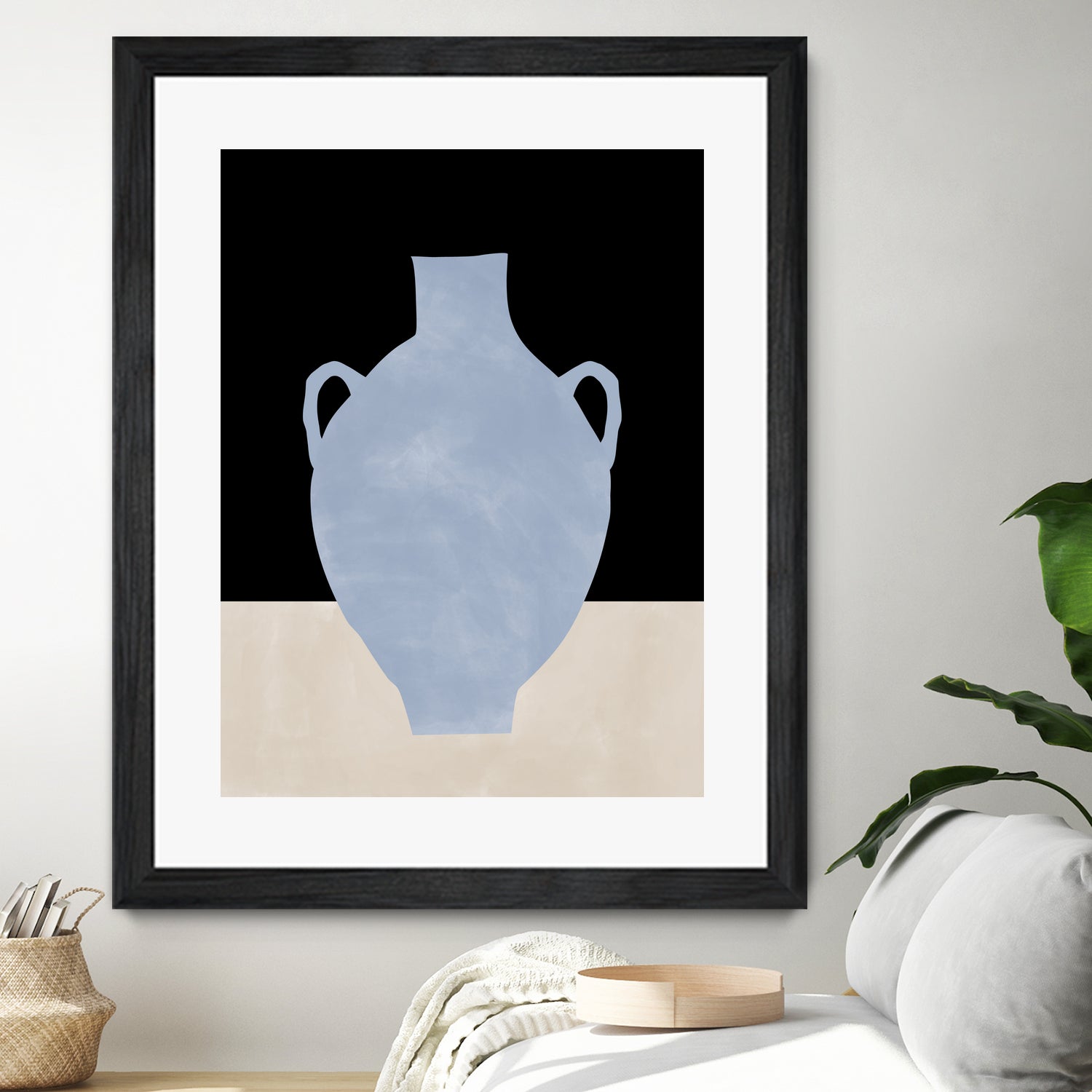 3x4 Aspectratio  Indigo34 by Elena on GIANT ART - illustration vase