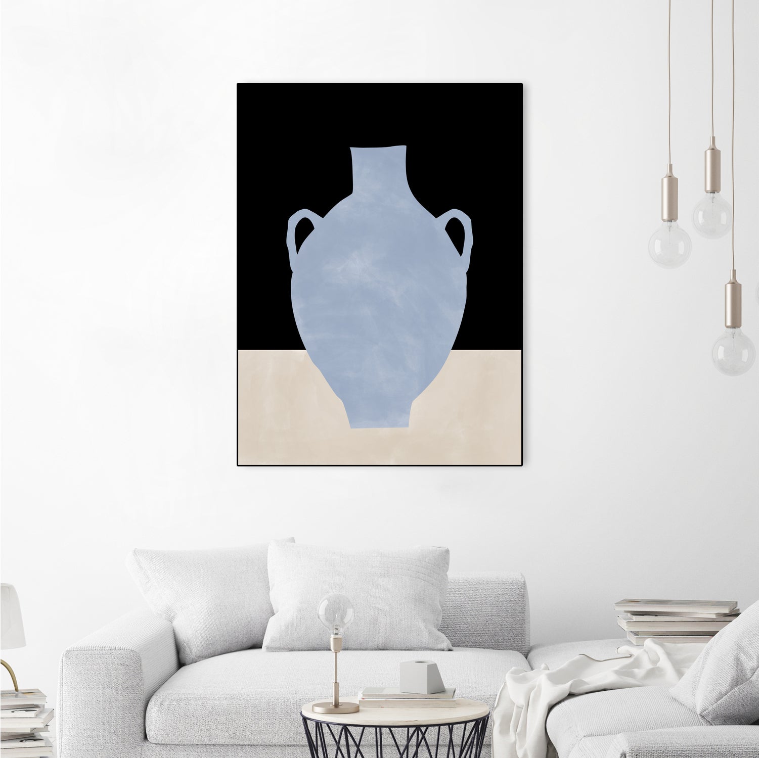 3x4 Aspectratio  Indigo34 by Elena on GIANT ART - illustration vase
