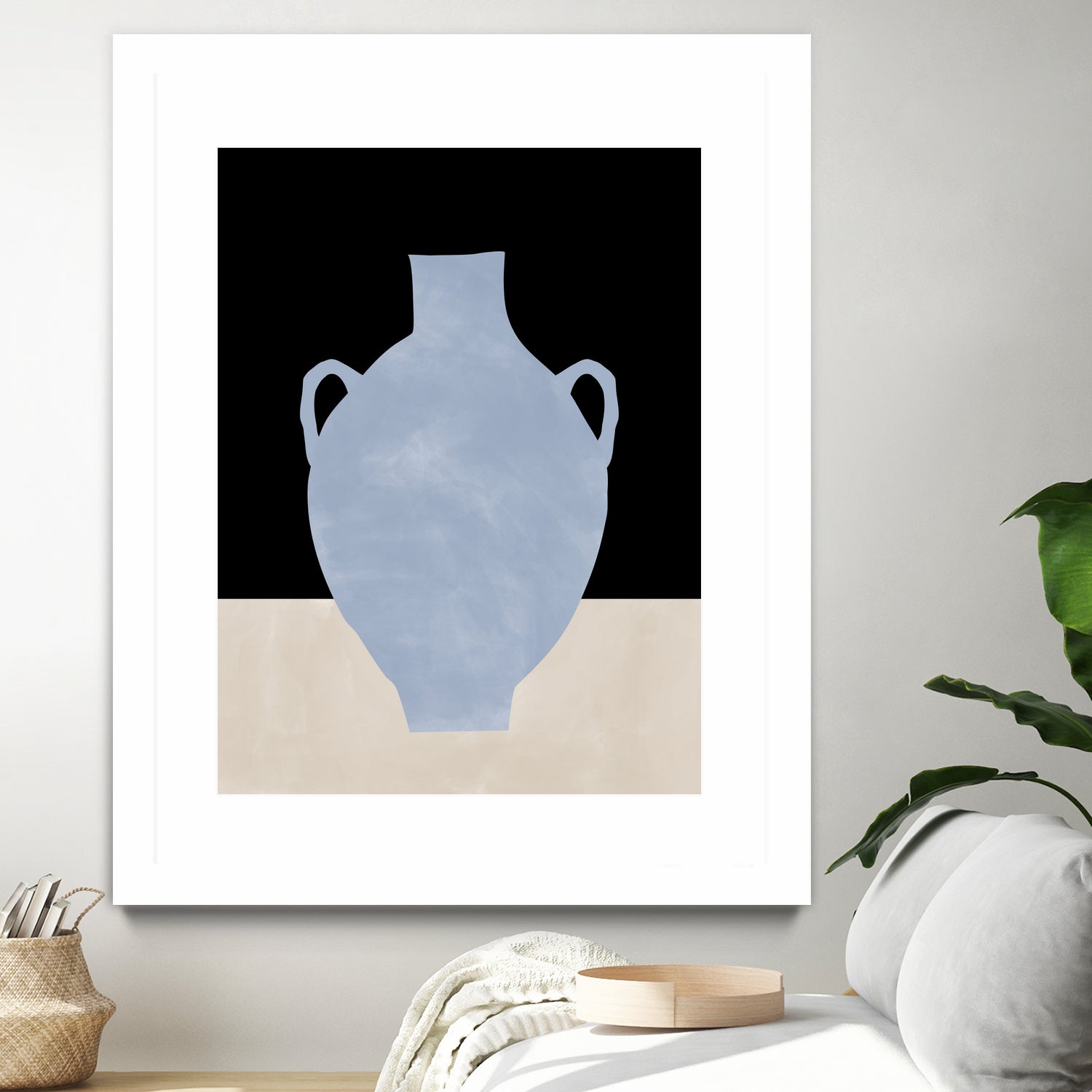 3x4 Aspectratio  Indigo34 by Elena on GIANT ART - illustration vase