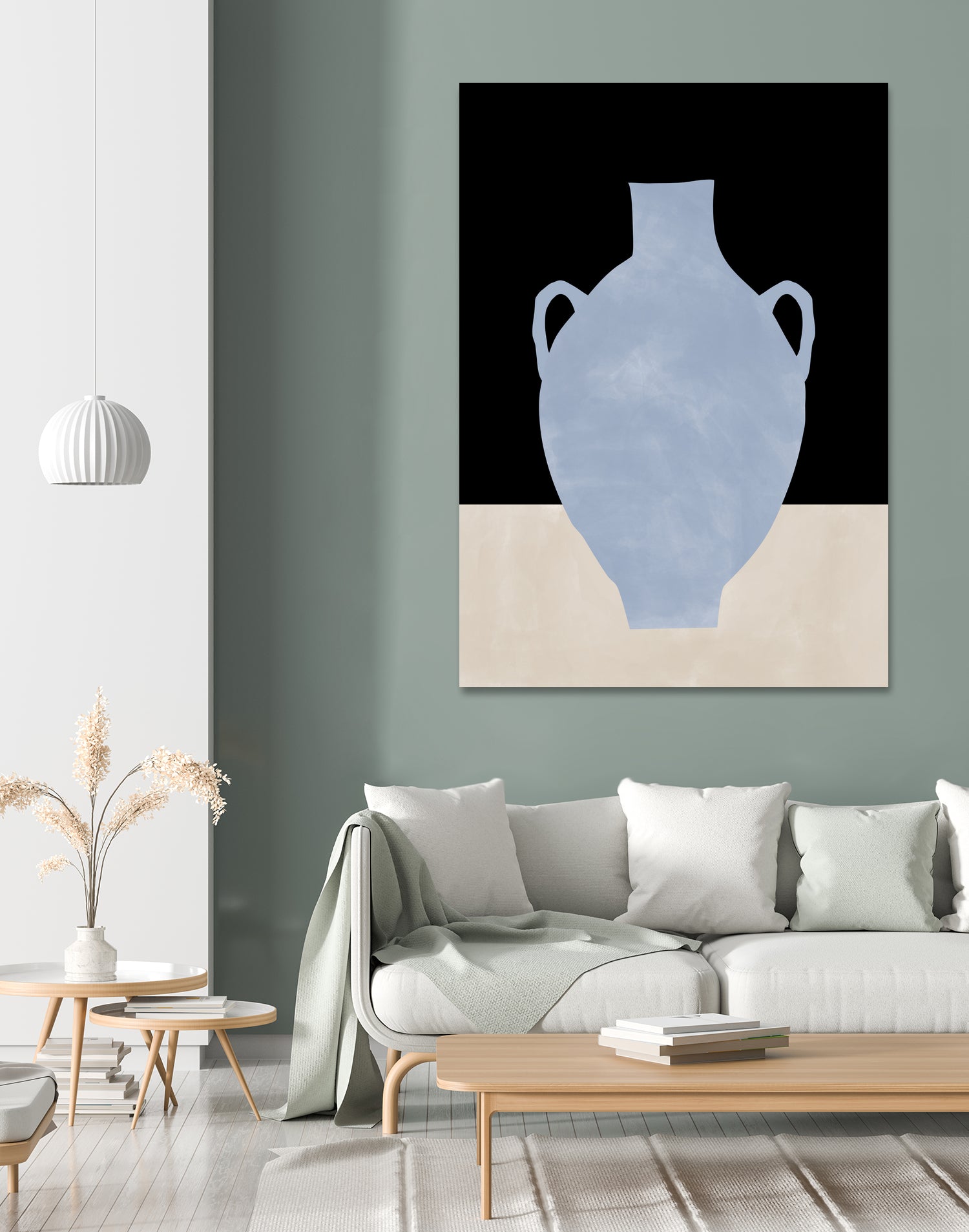 3x4 Aspectratio  Indigo34 by Elena on GIANT ART - illustration vase