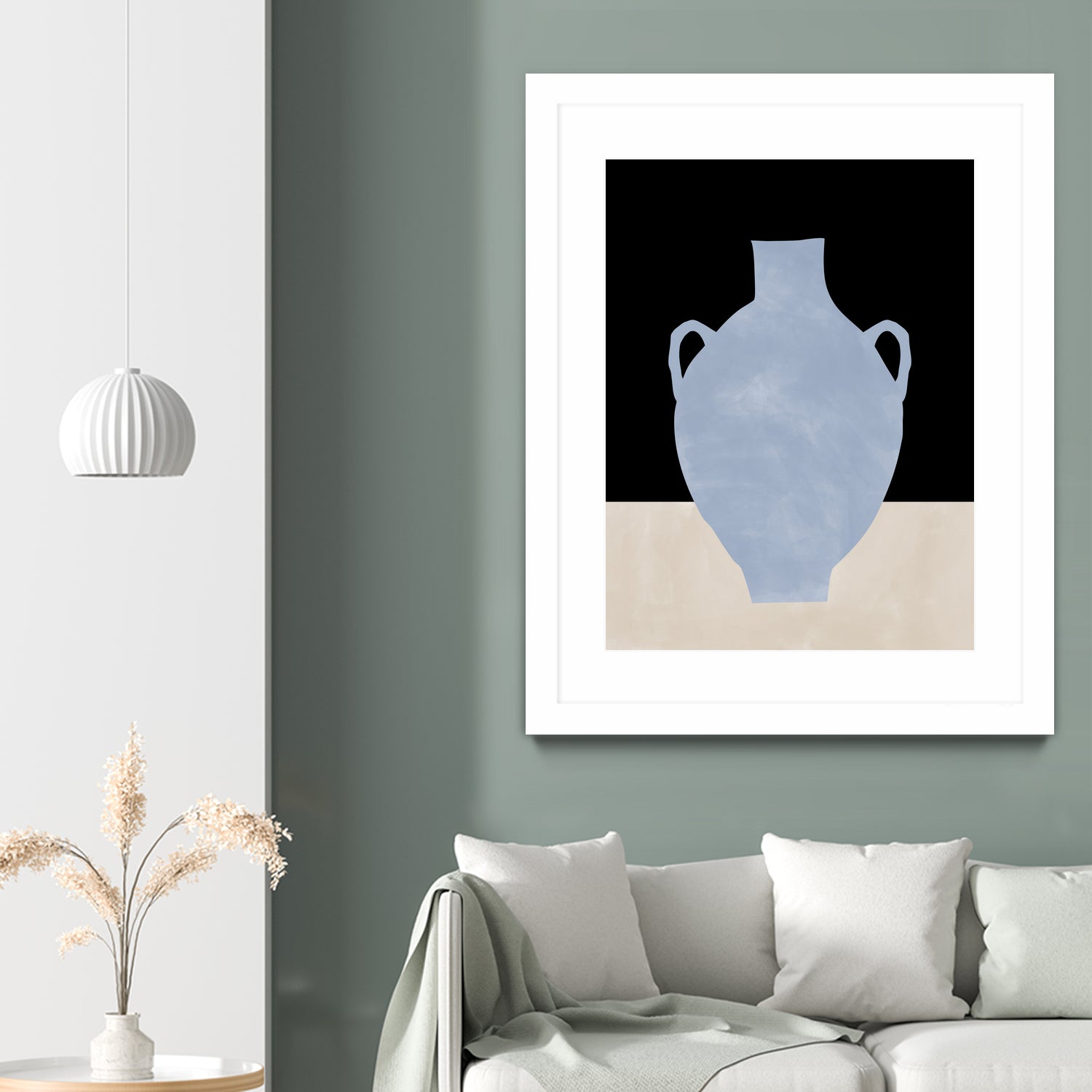 3x4 Aspectratio  Indigo34 by Elena on GIANT ART - illustration vase