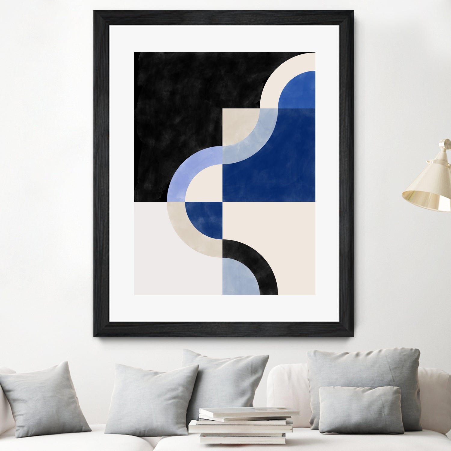 Curved Harmony by Elena Ristova on GIANT ART - abstract abstract