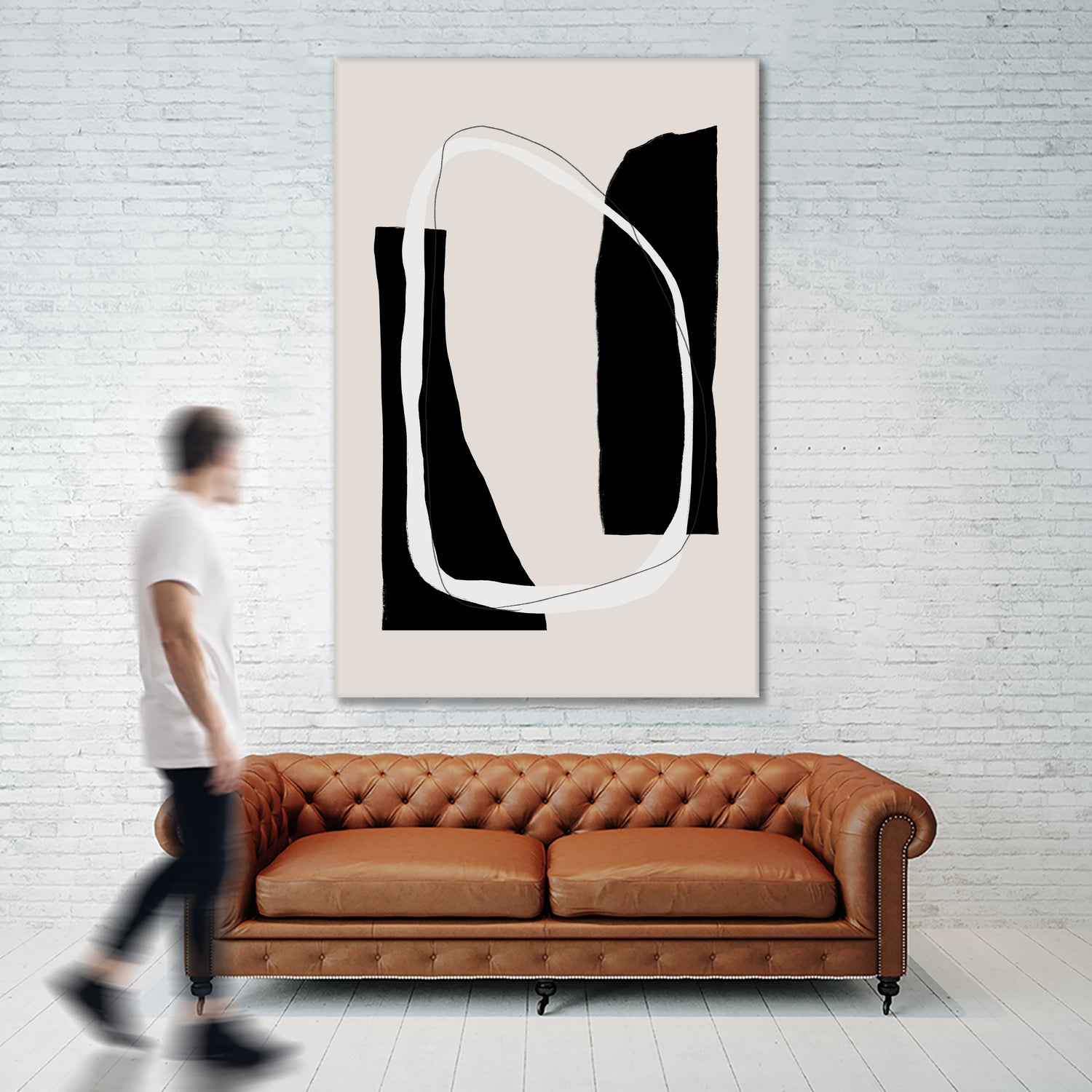 Monochrome Geometric Shapes by uplusmestudio on GIANT ART - minimalist art abstract minimalist art