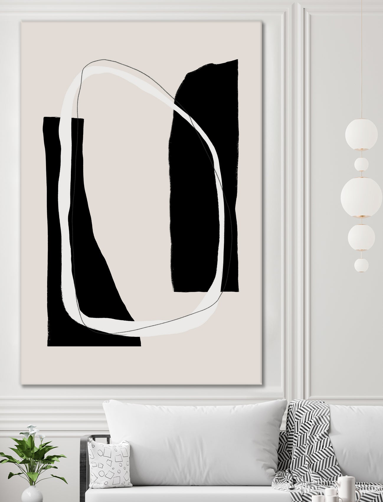 Monochrome Geometric Shapes by uplusmestudio on GIANT ART - minimalist art abstract minimalist art