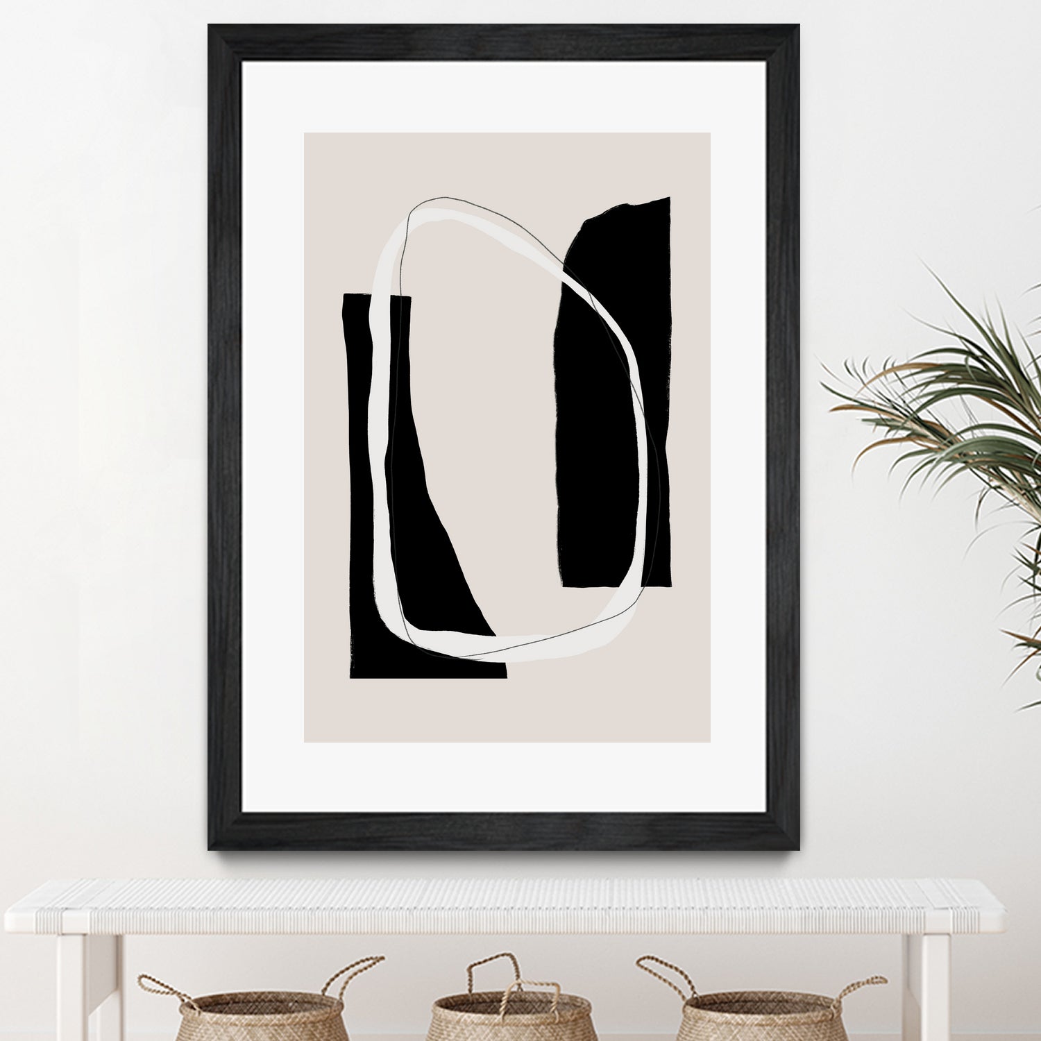 Monochrome Geometric Shapes by uplusmestudio on GIANT ART - minimalist art abstract minimalist art