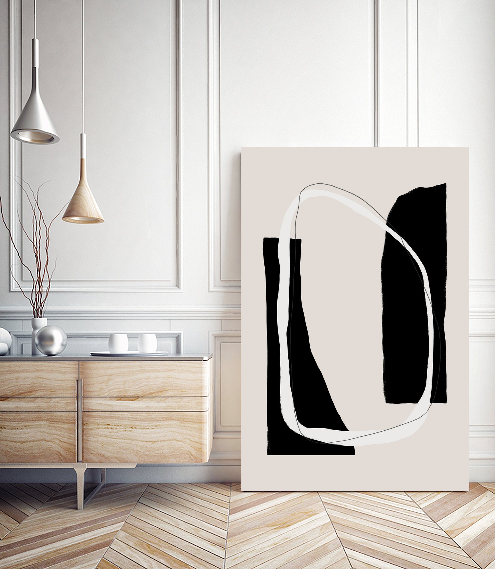 Monochrome Geometric Shapes by uplusmestudio on GIANT ART - minimalist art abstract minimalist art