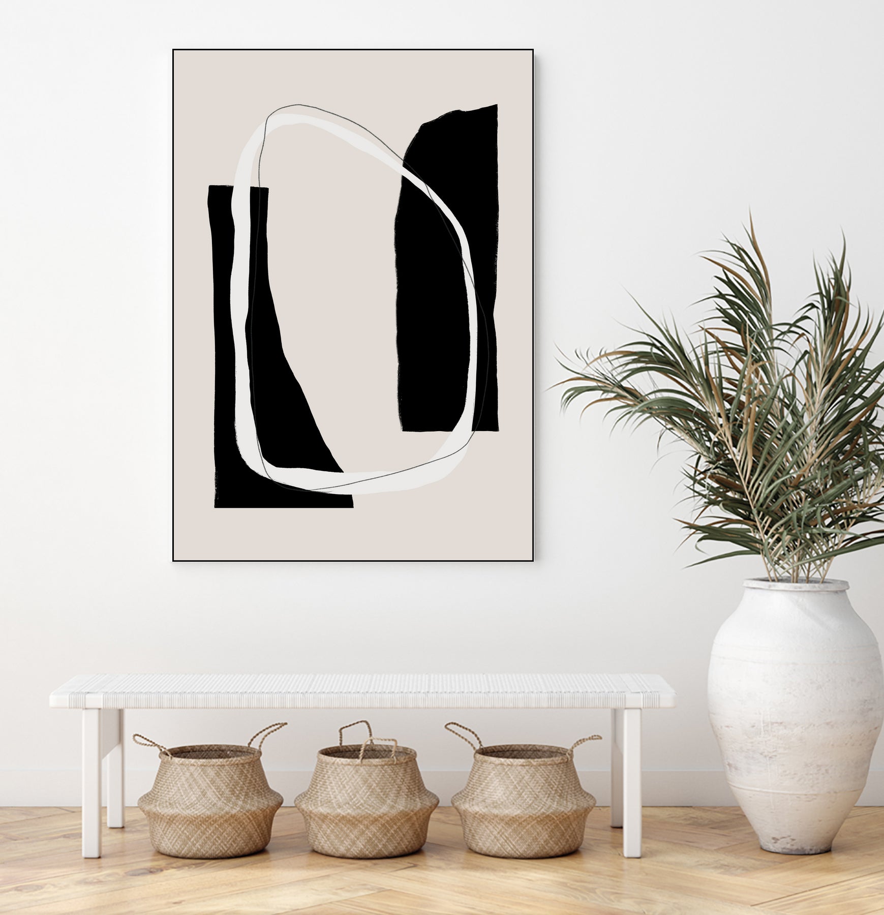 Monochrome Geometric Shapes by uplusmestudio on GIANT ART - minimalist art abstract minimalist art