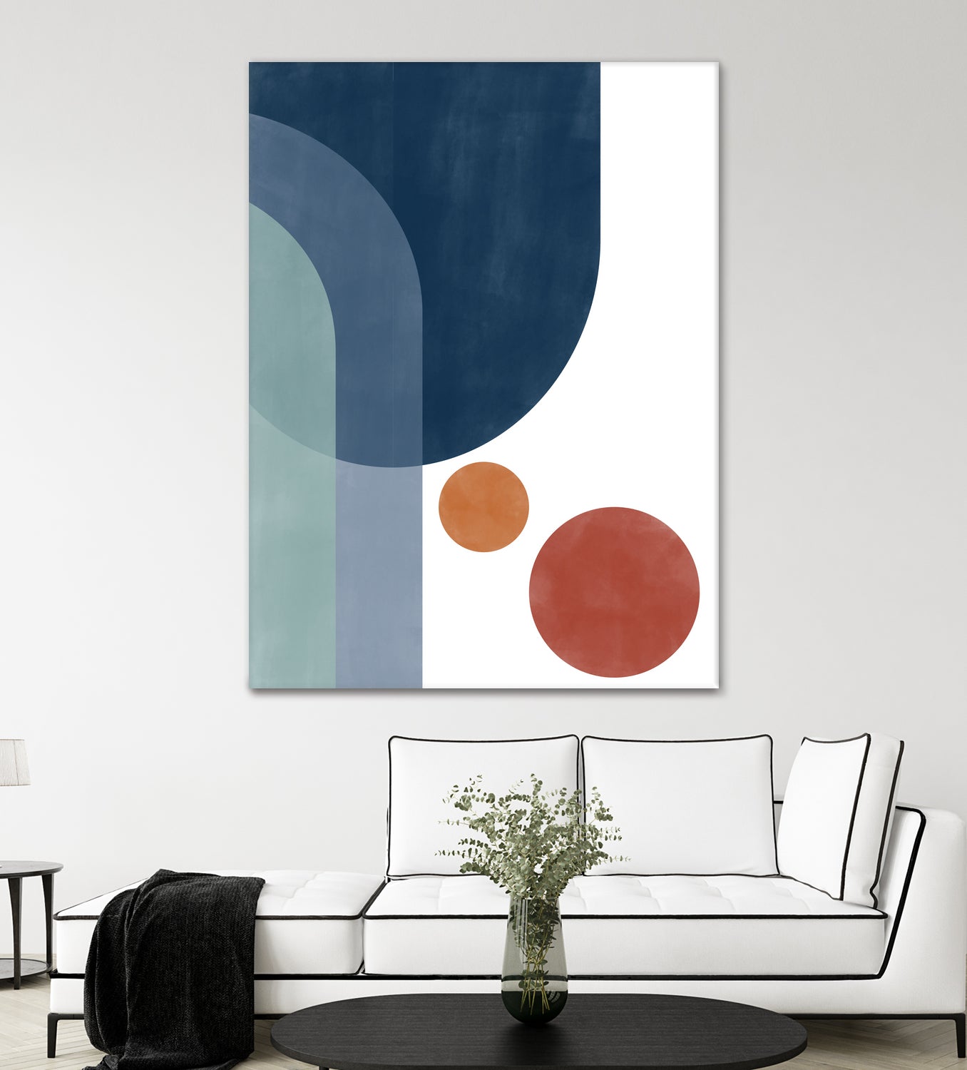 Overlapping Circles And Arches by Elena Ristova on GIANT ART - abstract abstract