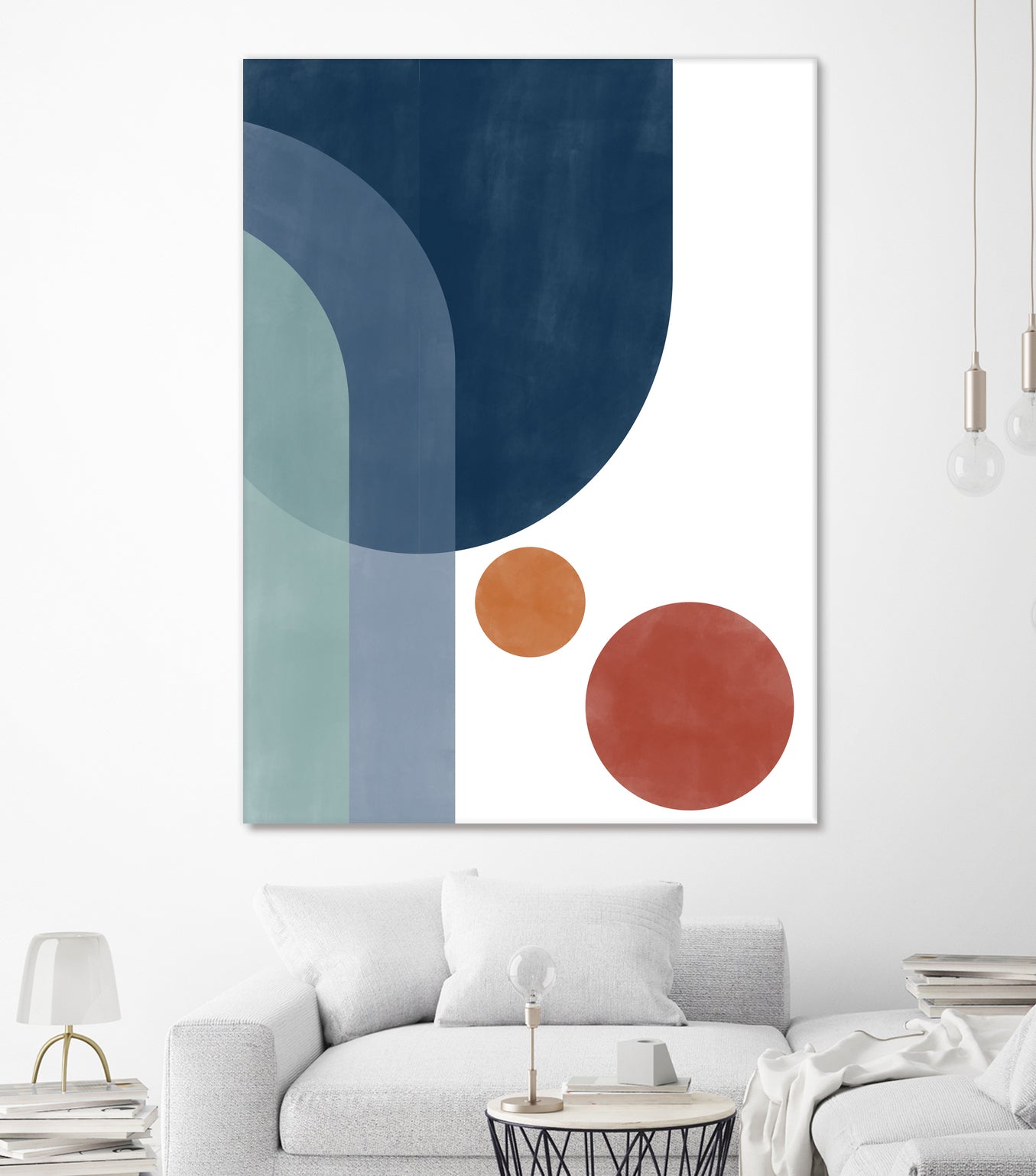 Overlapping Circles And Arches by Elena Ristova on GIANT ART - abstract abstract
