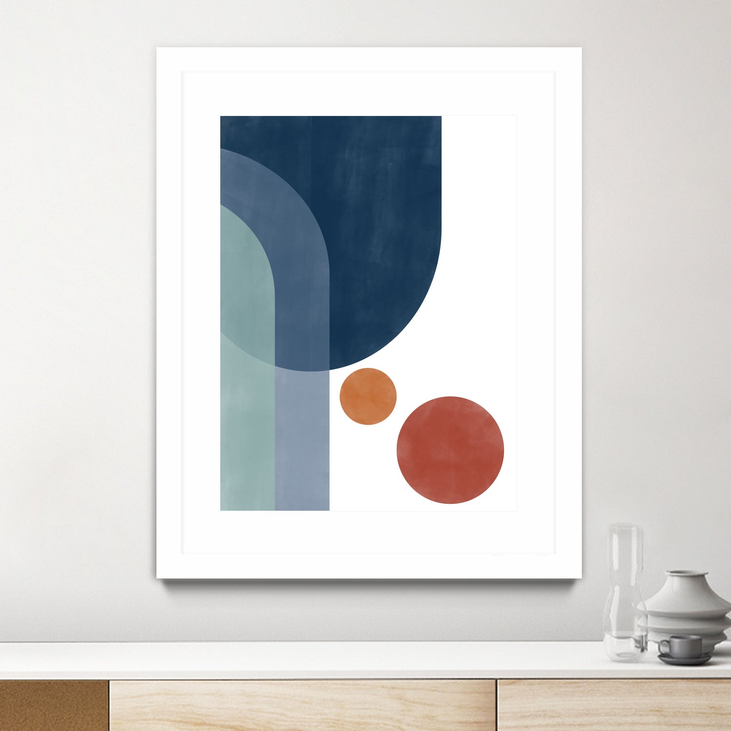 Overlapping Circles And Arches by Elena Ristova on GIANT ART - abstract abstract